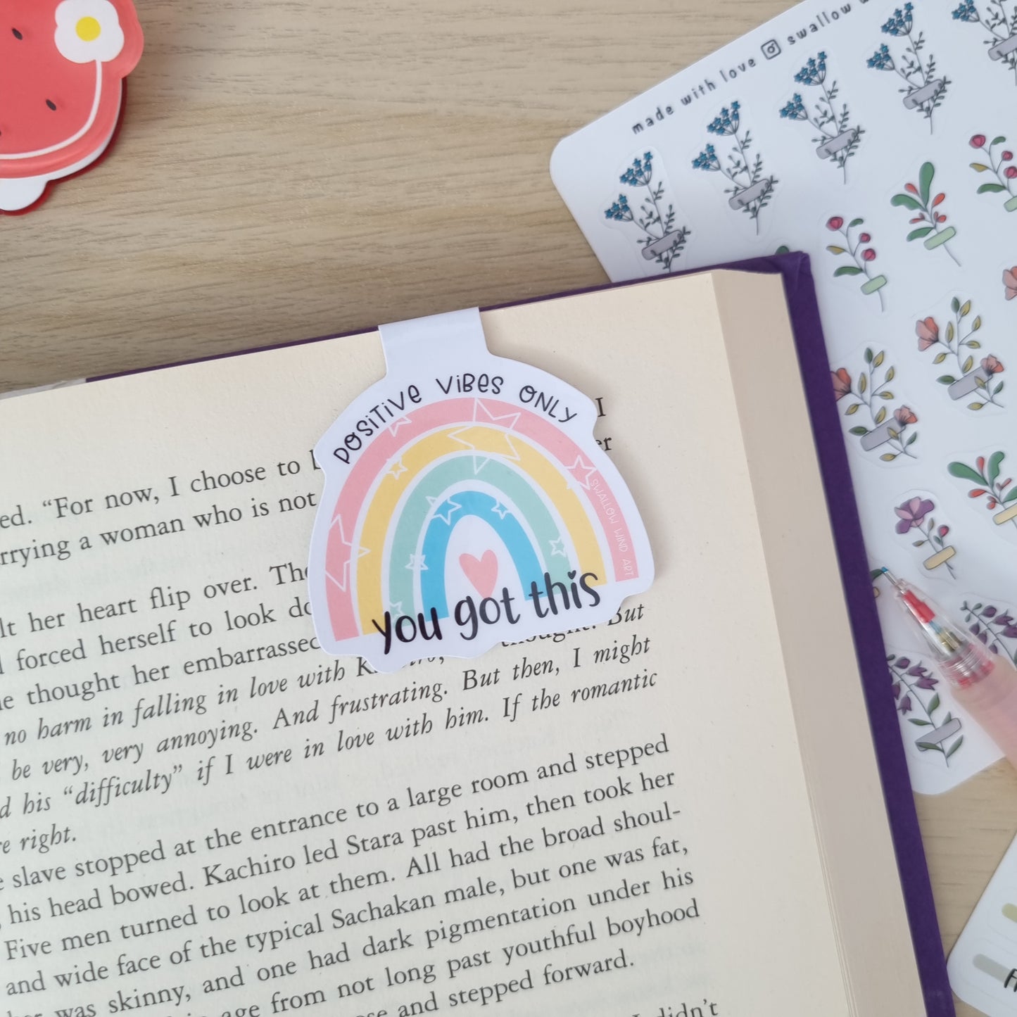 Magnetic Bookmark - You Got This - Swallow Wind Art