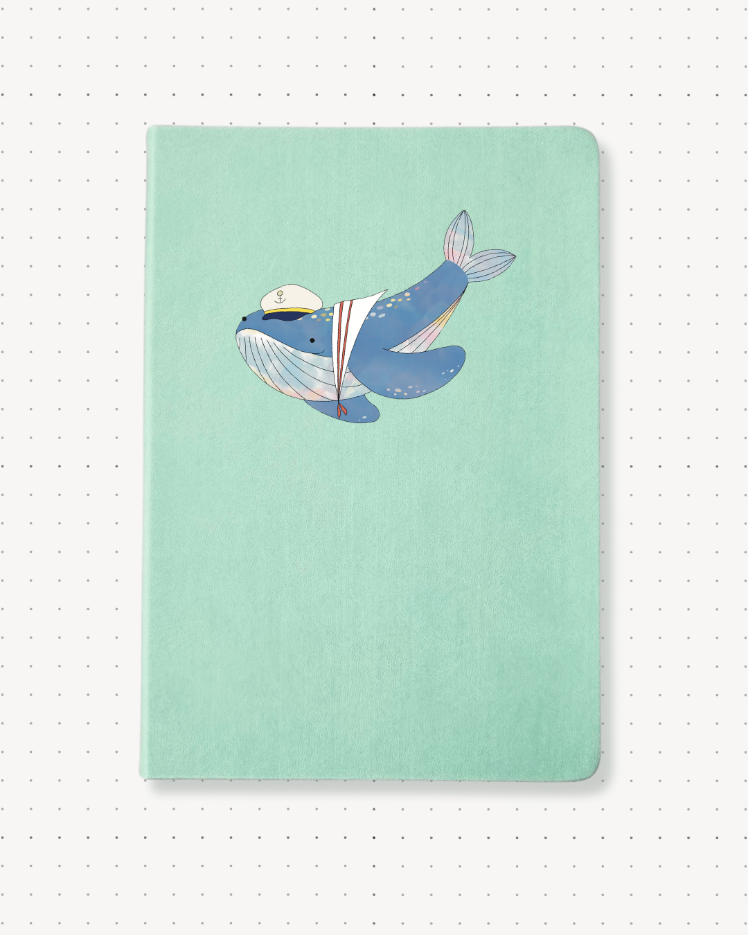 Dotted Notebooks - Captain Whale - Swallow Wind Art