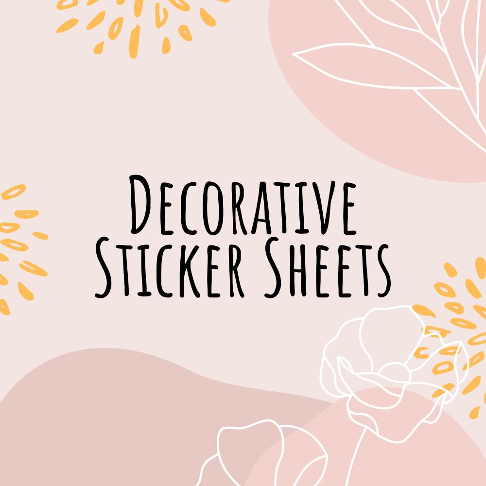 Decorative Sticker Sheets