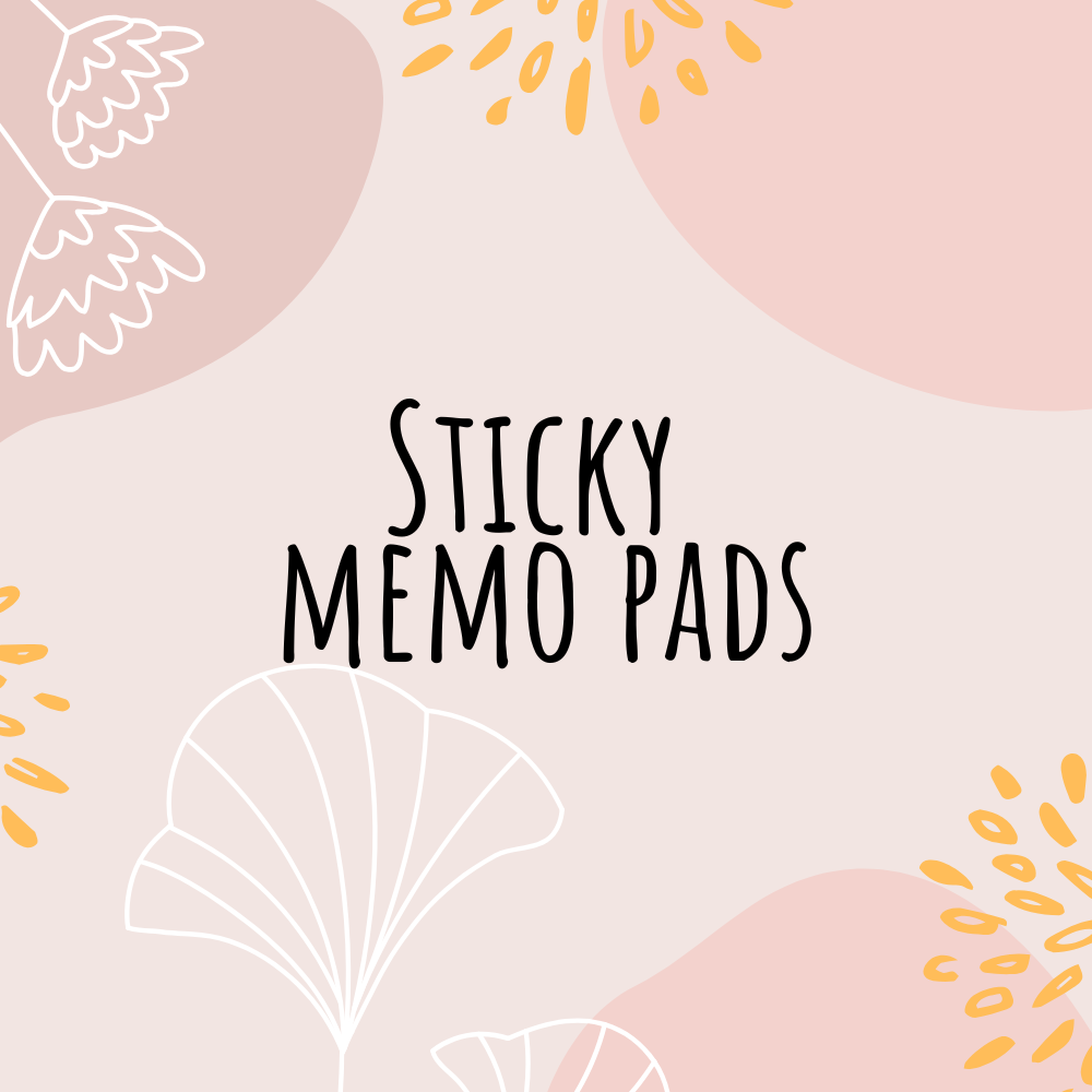 Sticky Memo Pads