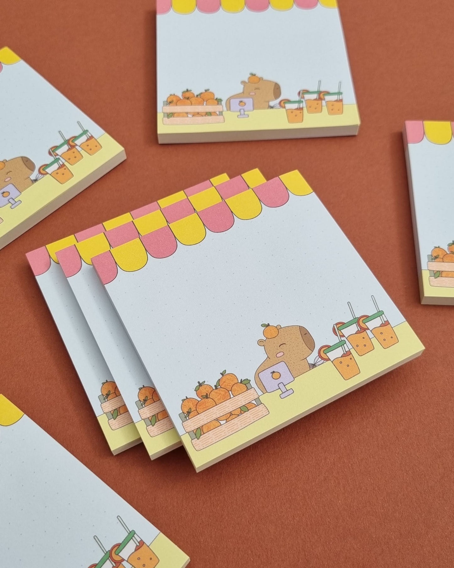 Capy Juice Stand Sticky Memo Pad