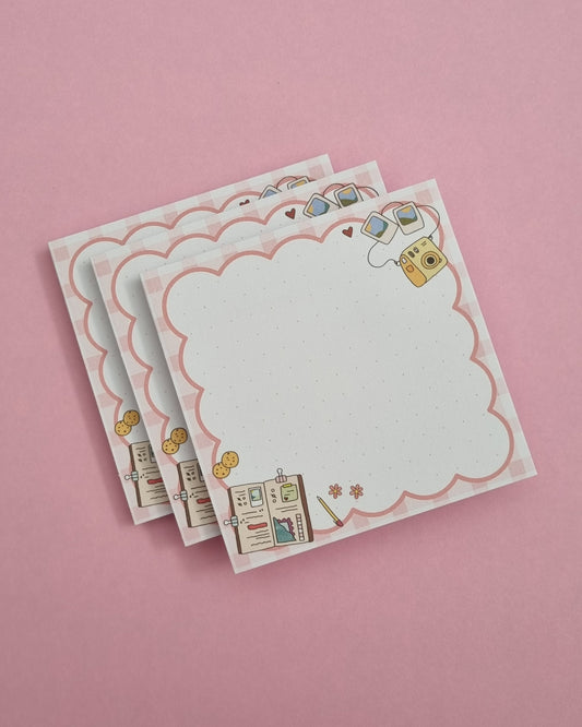 Travel Memories Sticky Memo Pad - Swallow Wind Art