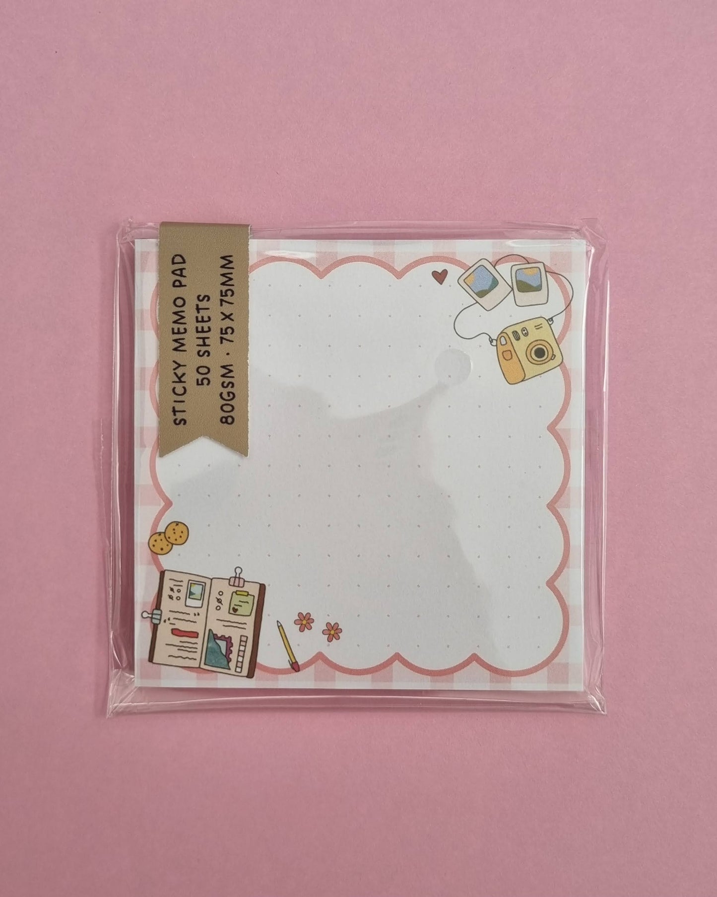 Travel Memories Sticky Memo Pad