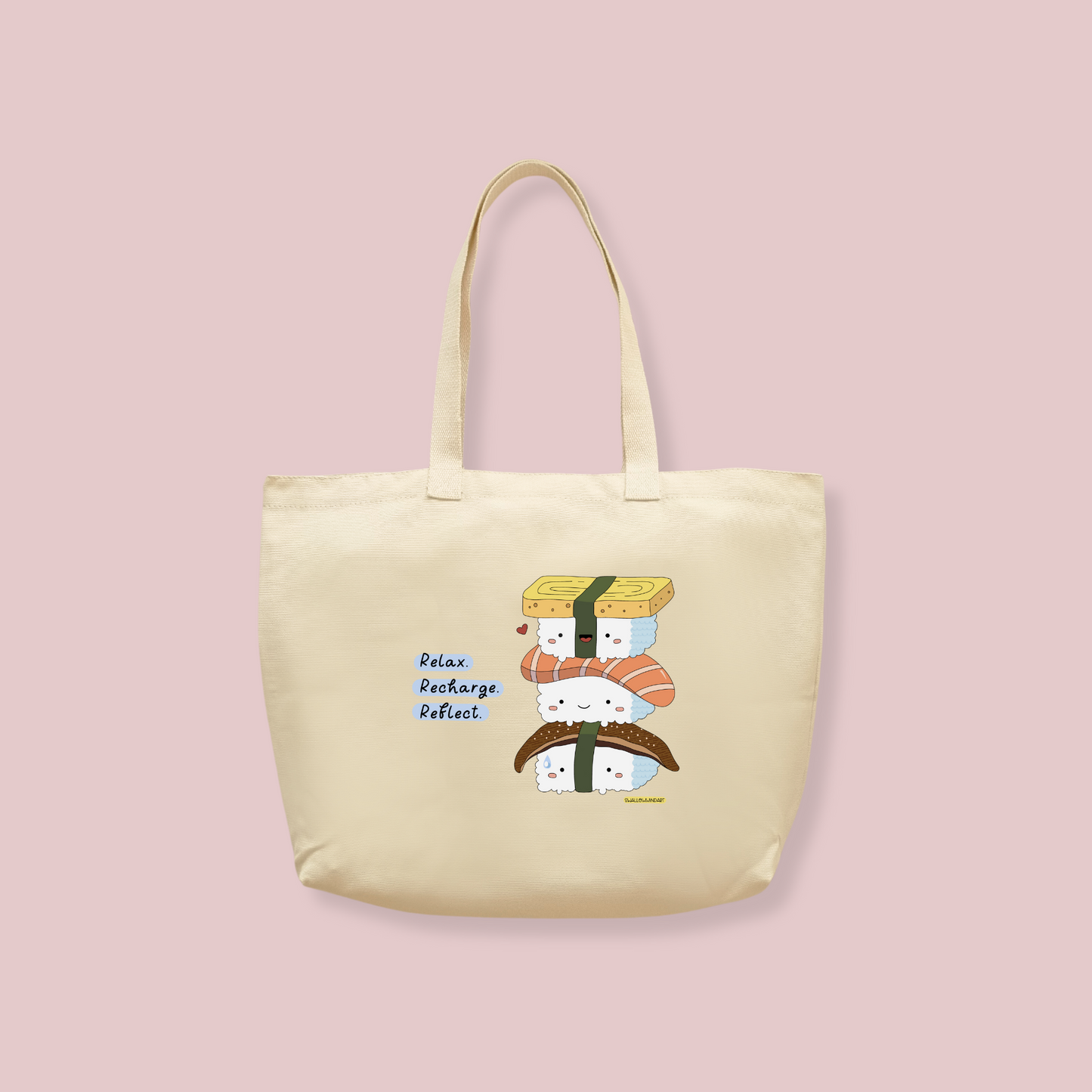 Sushi Stack Tote Bag - Swallow Wind Art