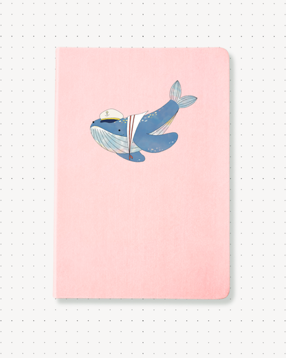 Dotted Notebooks - Captain Whale - Swallow Wind Art