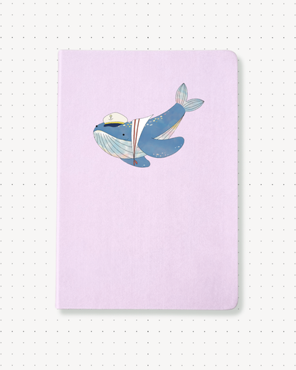 Dotted Notebooks - Captain Whale - Swallow Wind Art