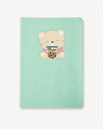 Dotted Notebooks - Boba Bear - Swallow Wind Art