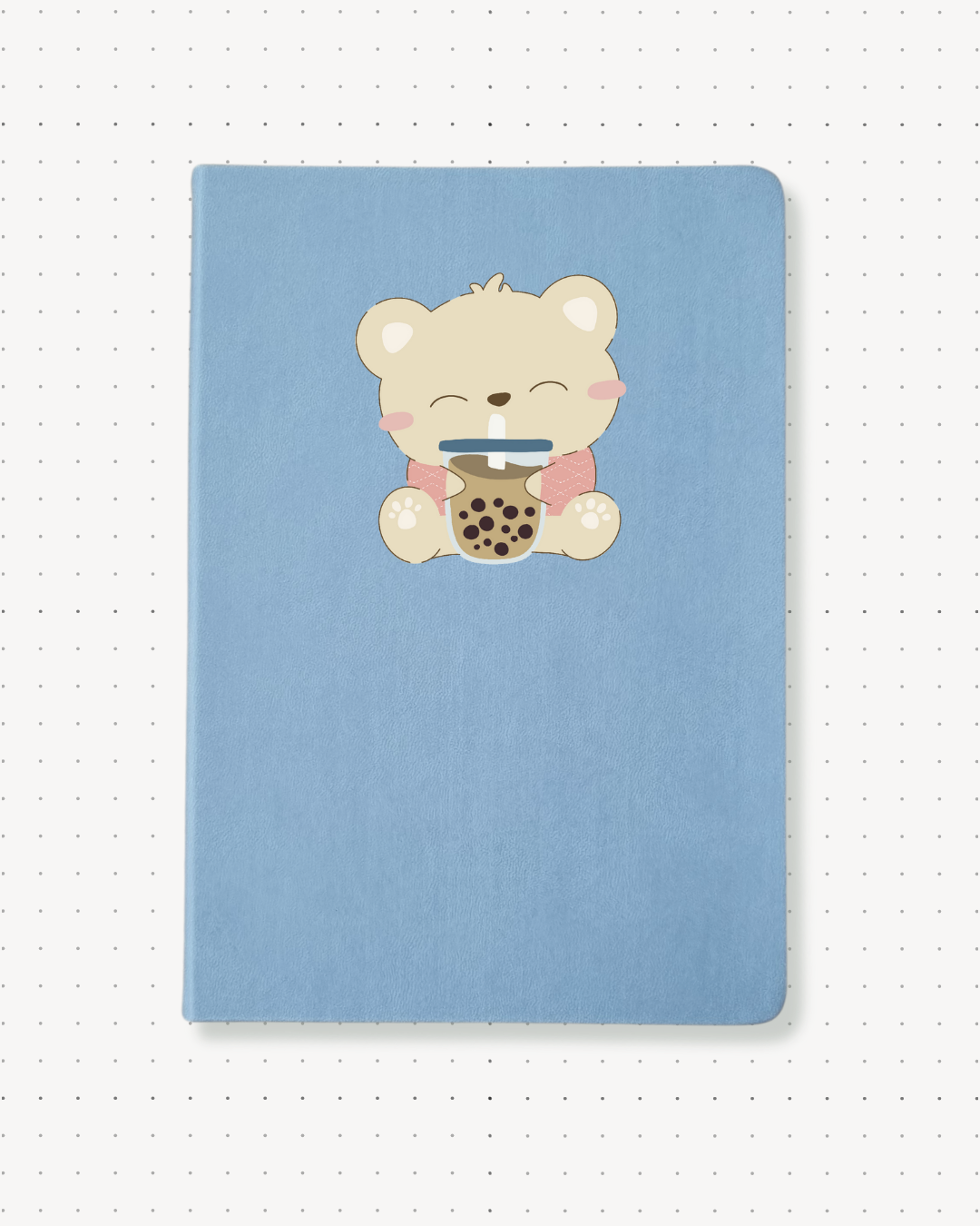 Dotted Notebooks - Boba Bear - Swallow Wind Art
