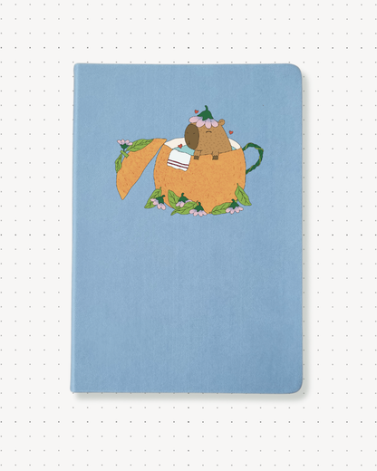Dotted Notebooks - Capybara Orange - Swallow Wind Art