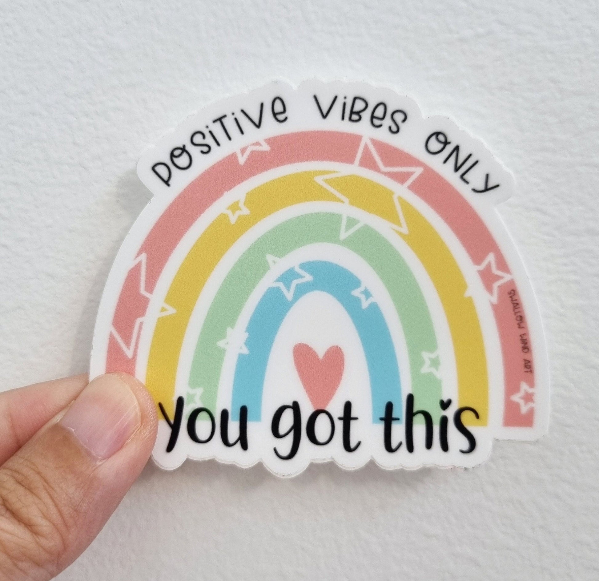 Motivational Vinyl Sticker - You Got This - Swallow Wind Art