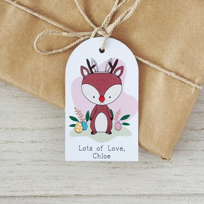 Custom Easter Gift Tags, Cute Animal Easter Gift Tags - Swallow Wind Art