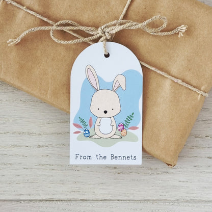 Custom Easter Gift Tags, Cute Animal Easter Gift Tags - Swallow Wind Art