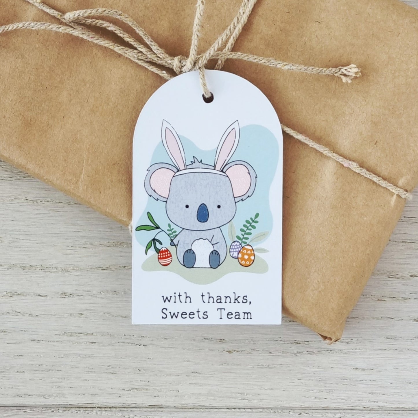 Custom Easter Gift Tags, Cute Animal Easter Gift Tags - Swallow Wind Art