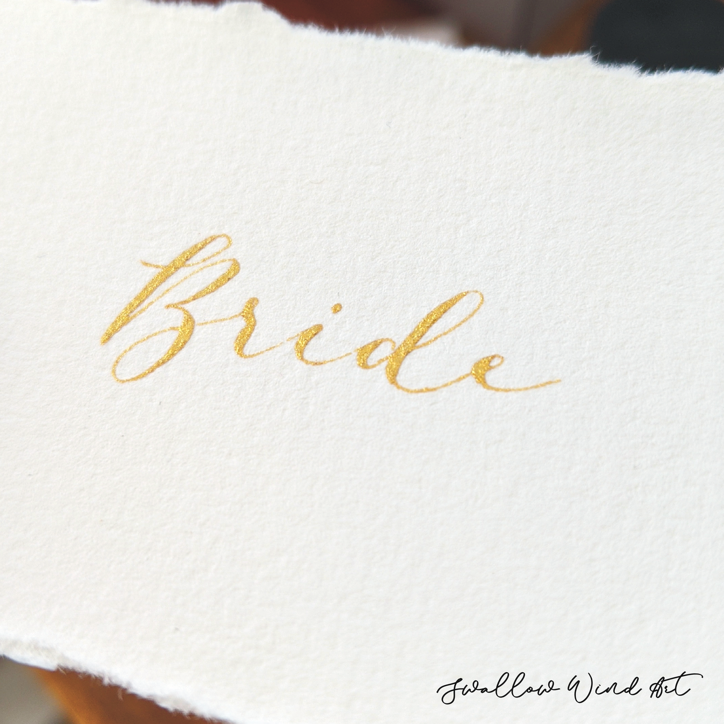 Deckled Edge Place Cards - Swallow Wind Art